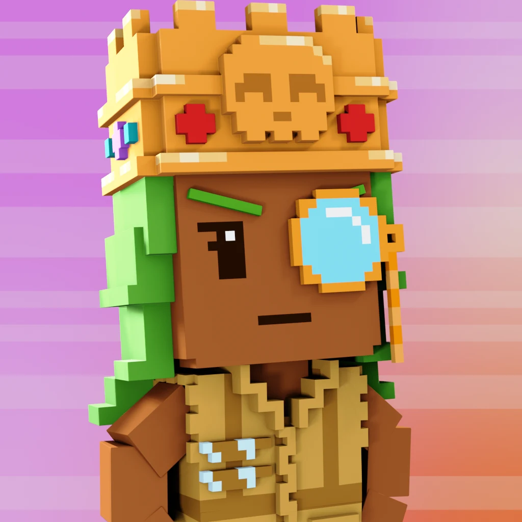 Pirate #3242 voxel render