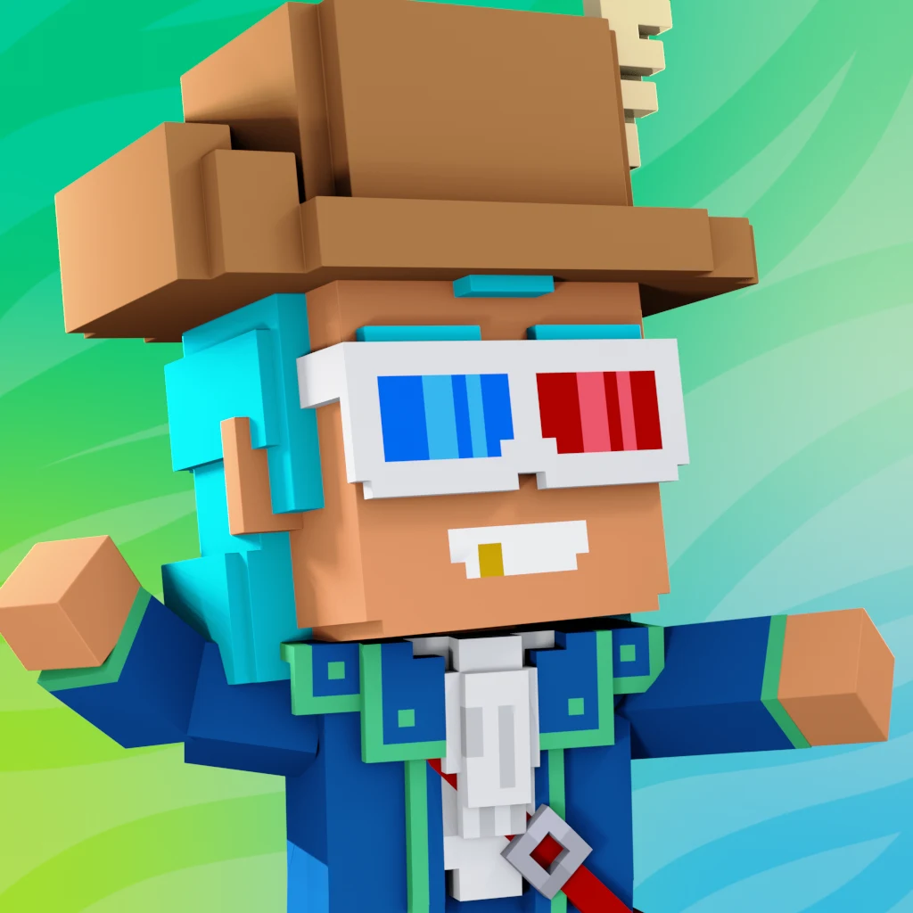 Pirate #3243 voxel render