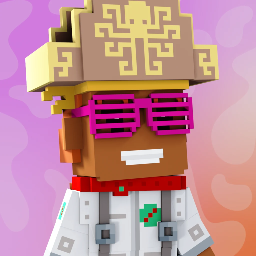 Pirate #3244 voxel render