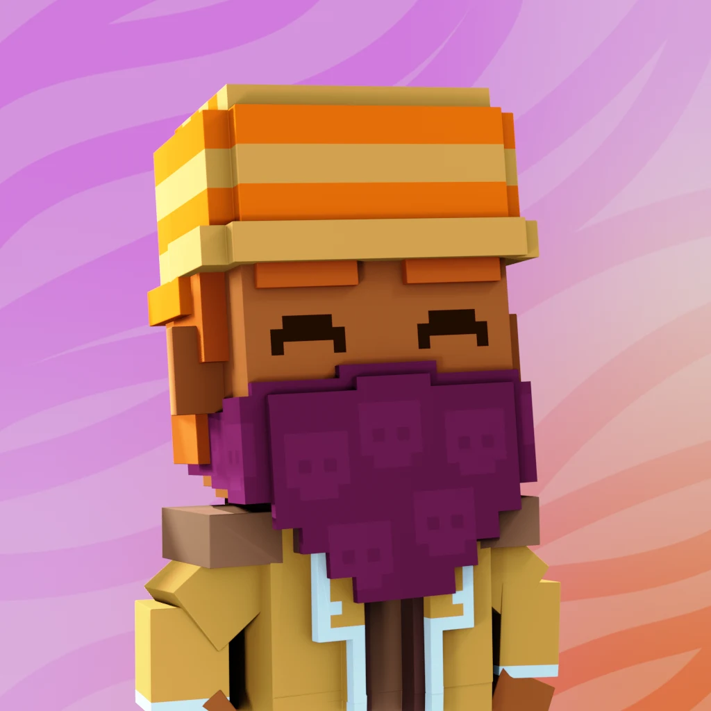 Pirate #3245 voxel render