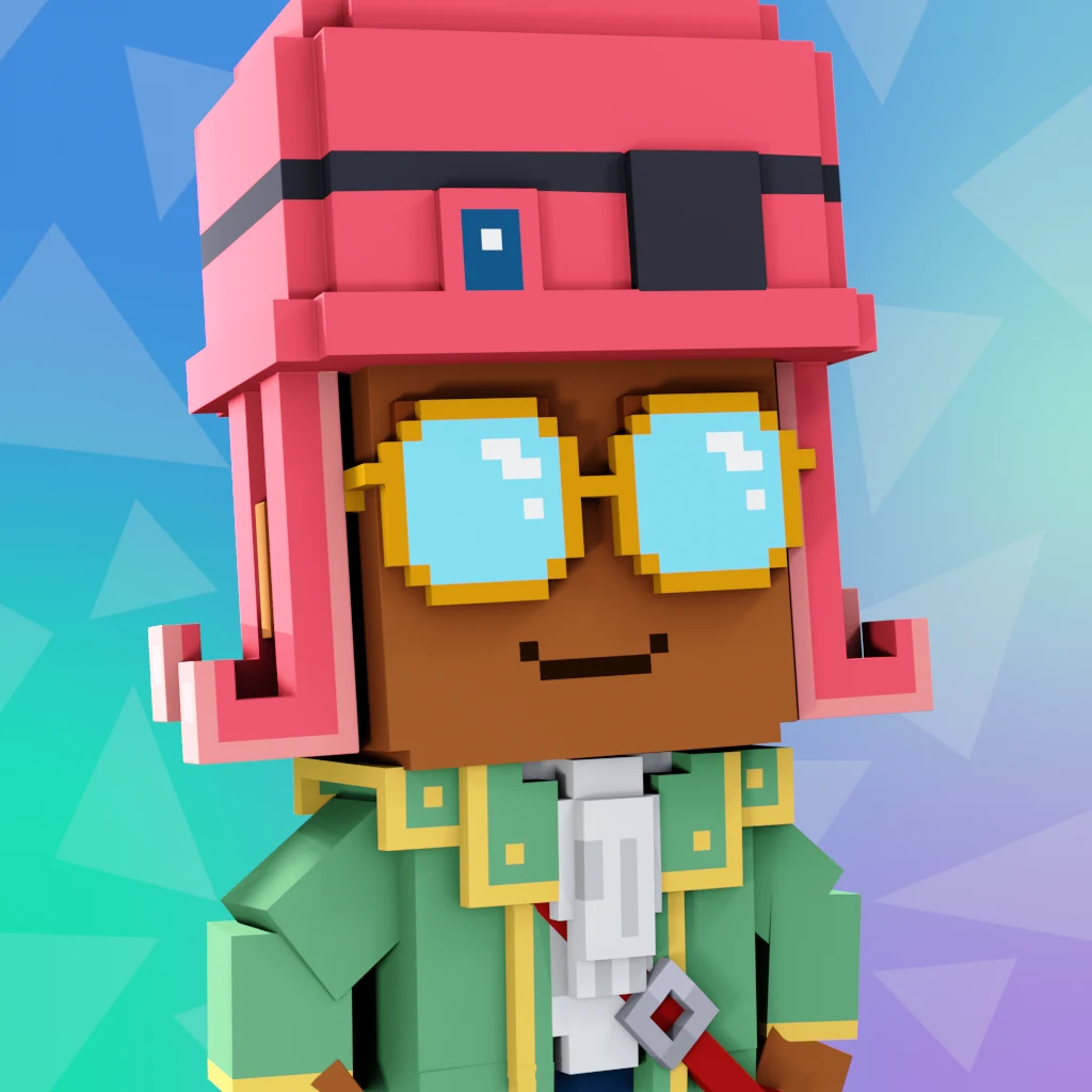 Pirate #3247 voxel render
