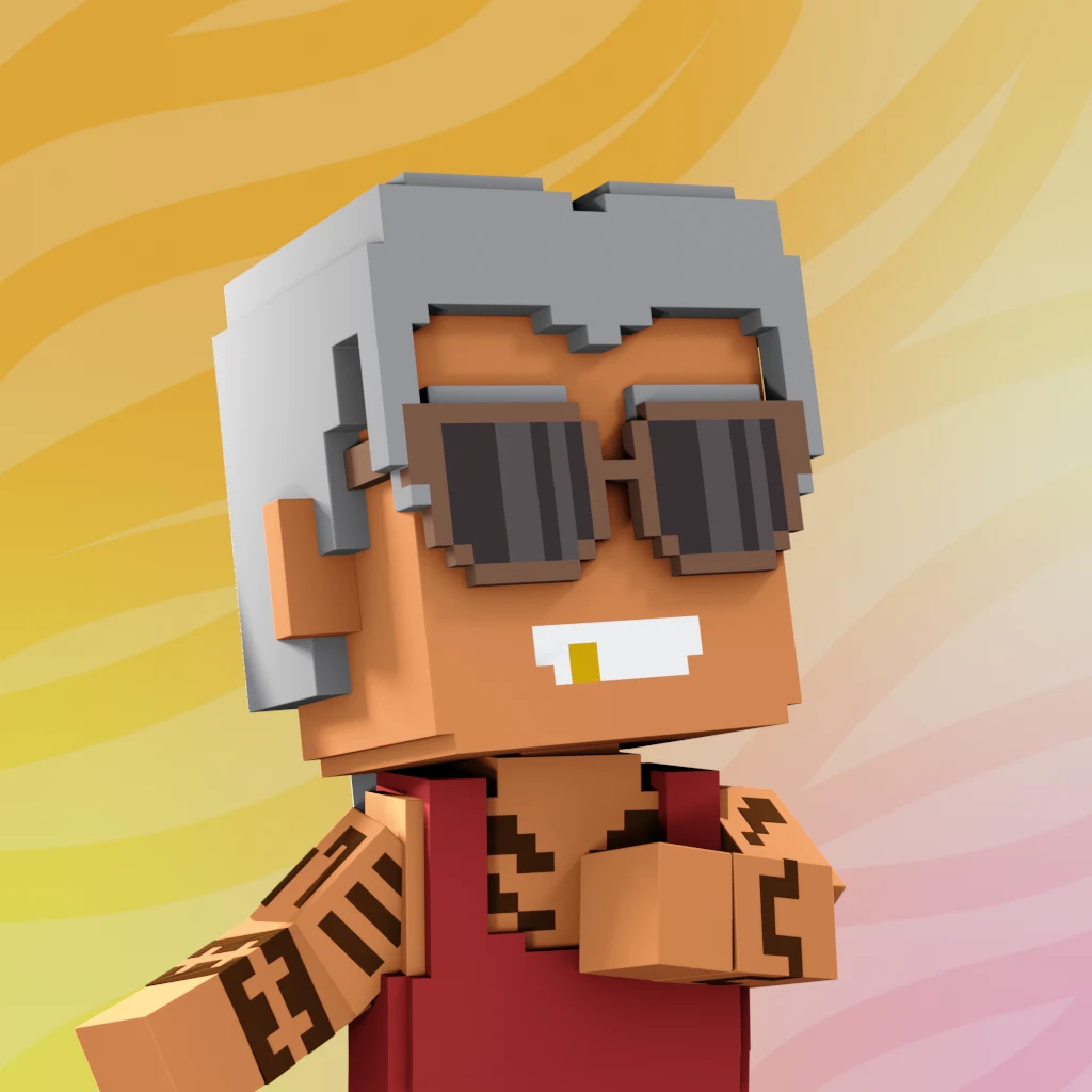 Pirate #325 voxel render