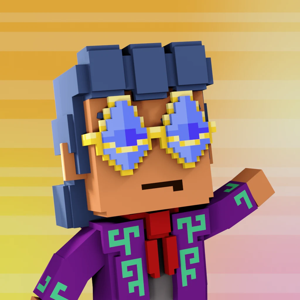 Pirate #3252 voxel render
