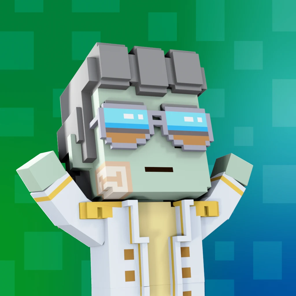 Pirate #3254 voxel render