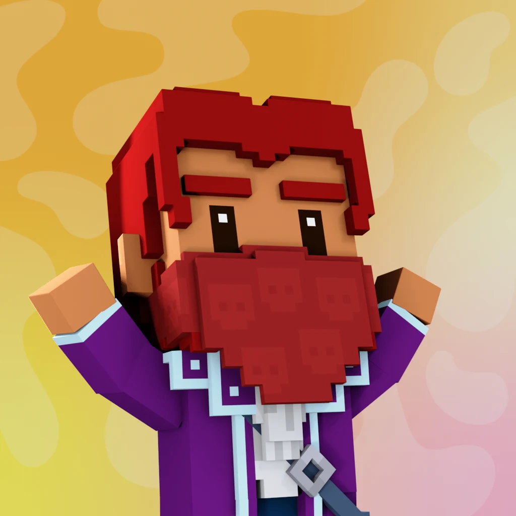 Pirate #3255 voxel render