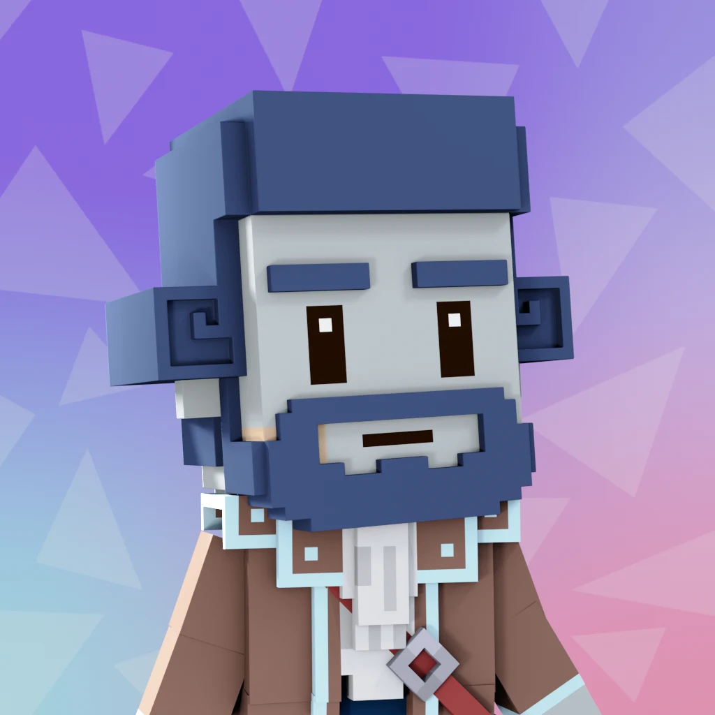 Pirate #3256 voxel render