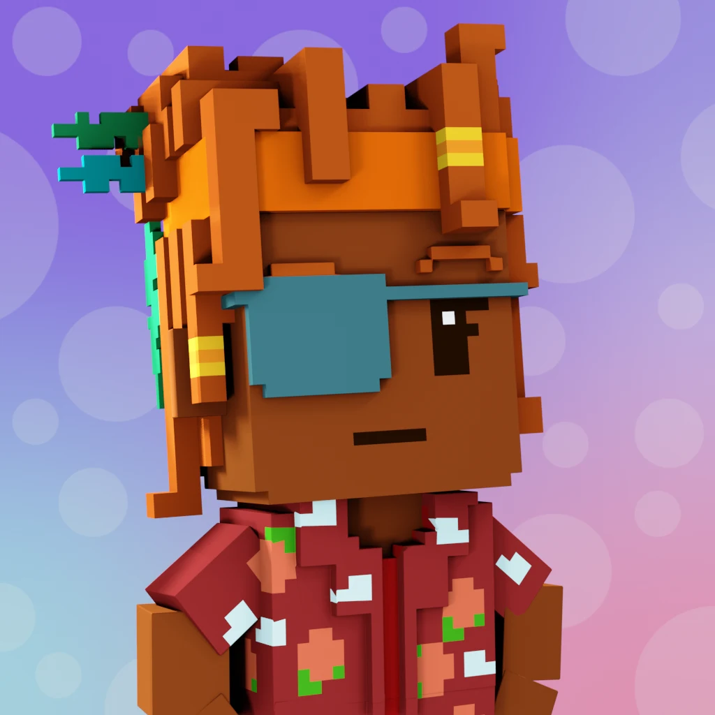 Pirate #3257 voxel render