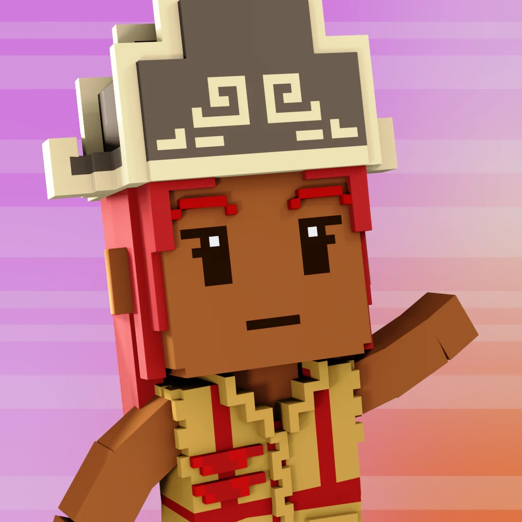 Pirate #3259 voxel render