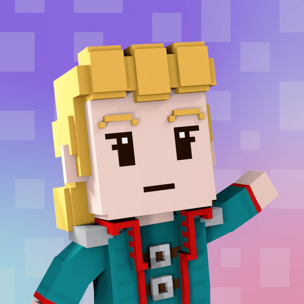 Pirate #3260 voxel render