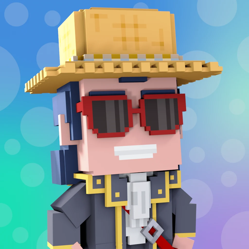 Pirate #3261 voxel render