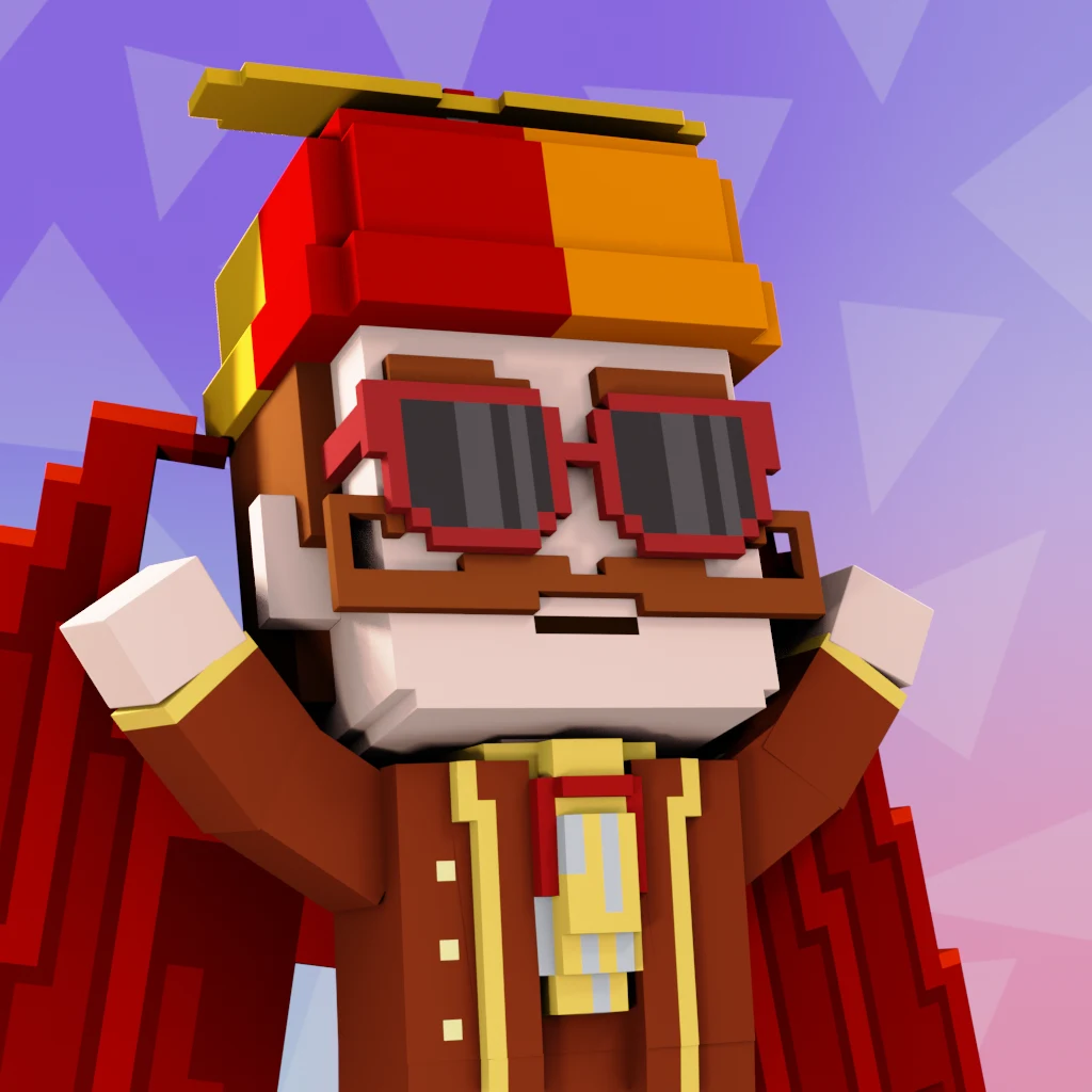 Pirate #3262 voxel render