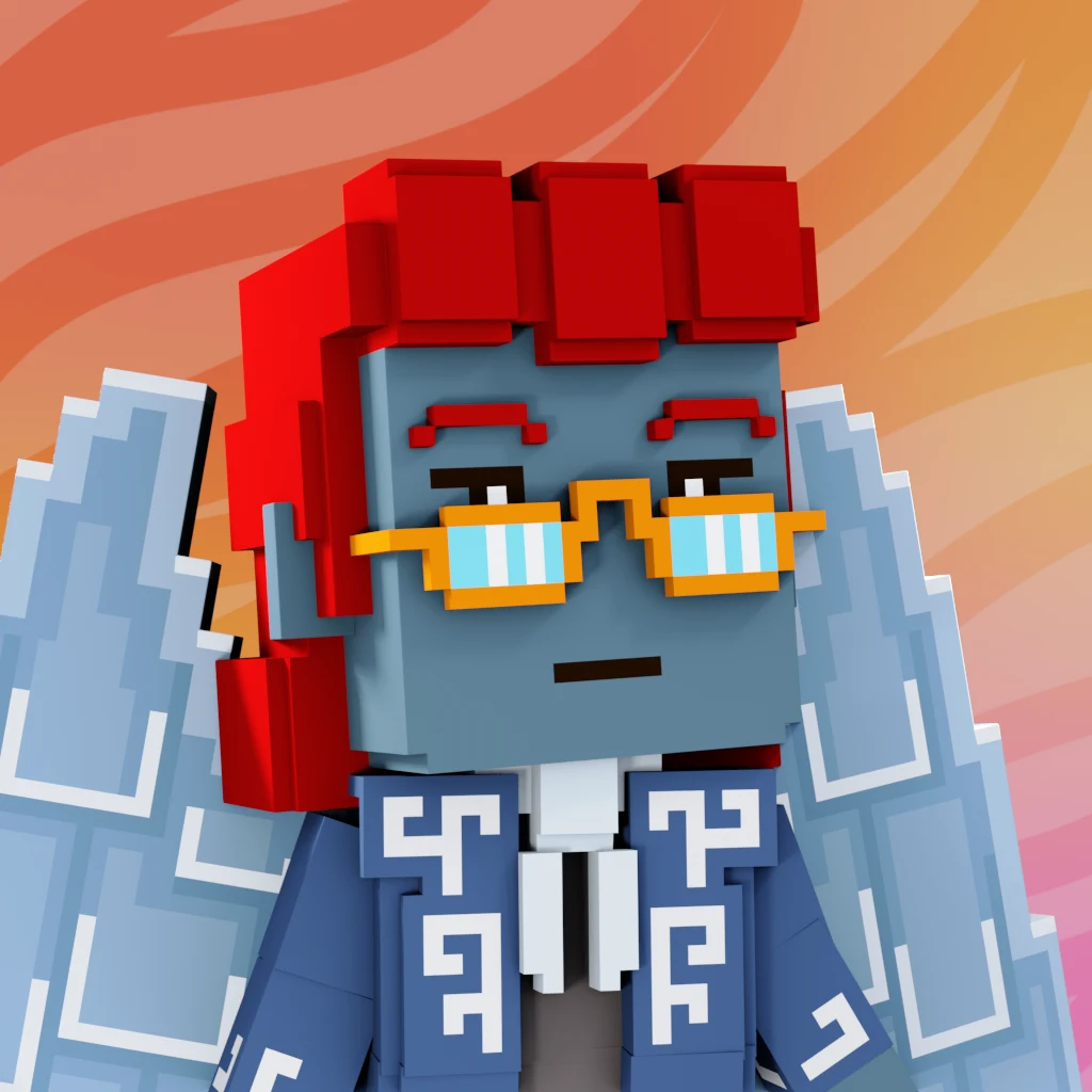 Pirate #3264 voxel render