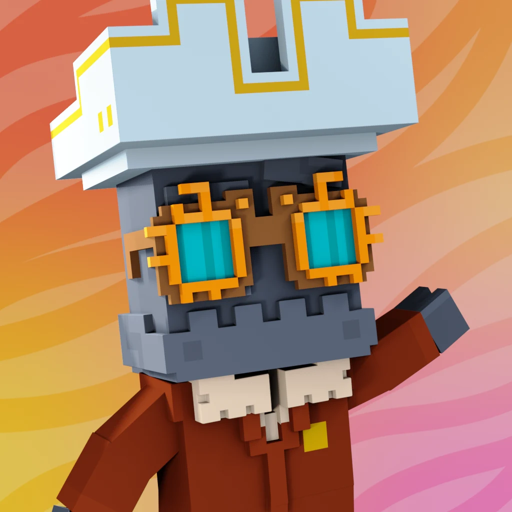 Pirate #3268 voxel render