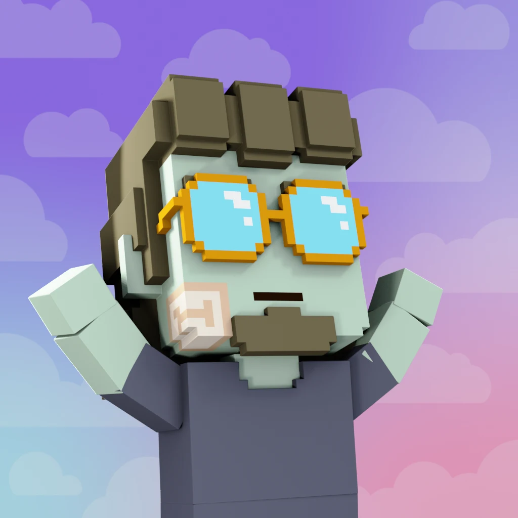 Pirate #3269 voxel render