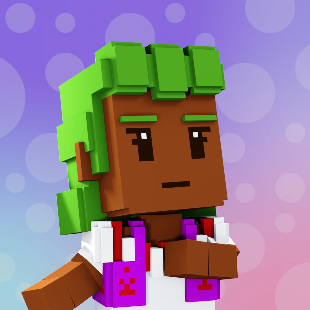 Pirate #3270 voxel render