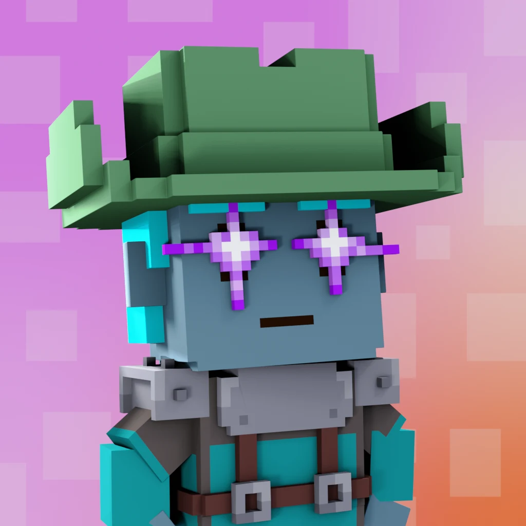 Pirate #3273 voxel render