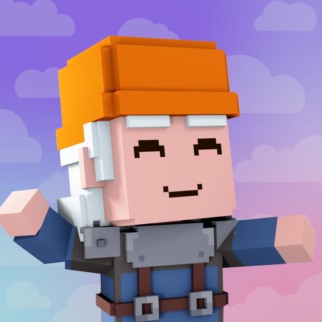 Pirate #3275 voxel render