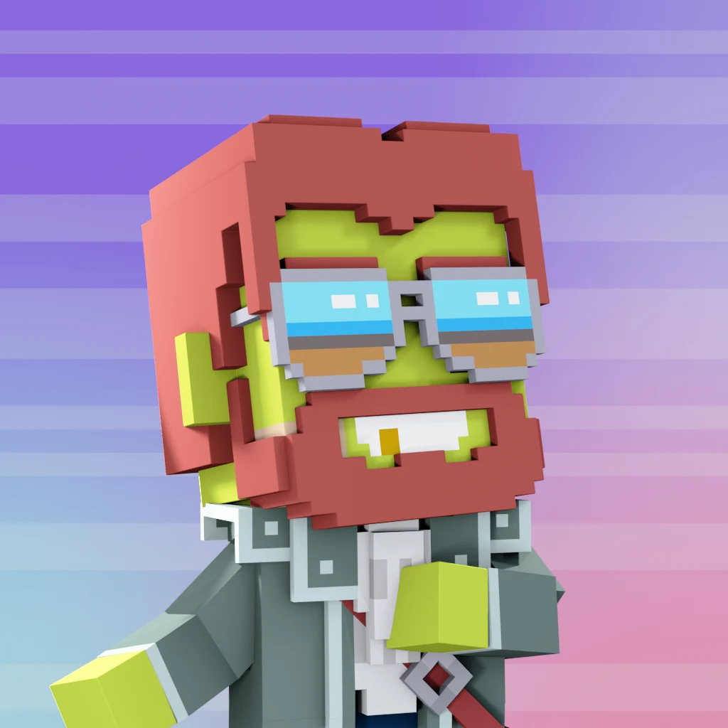 Pirate #328 voxel render