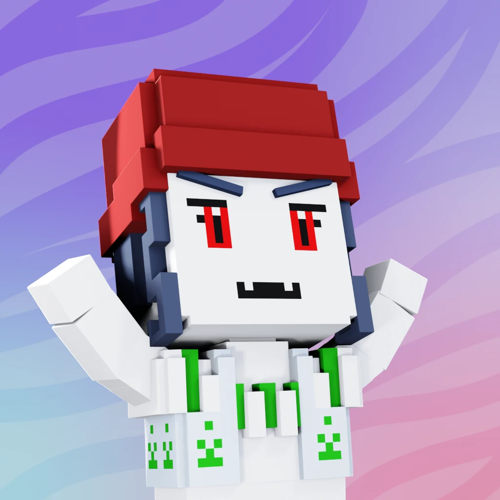 Pirate #3283 voxel render