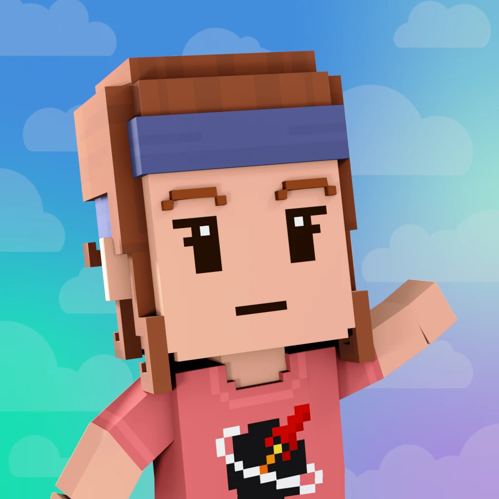 Pirate #3287 voxel render