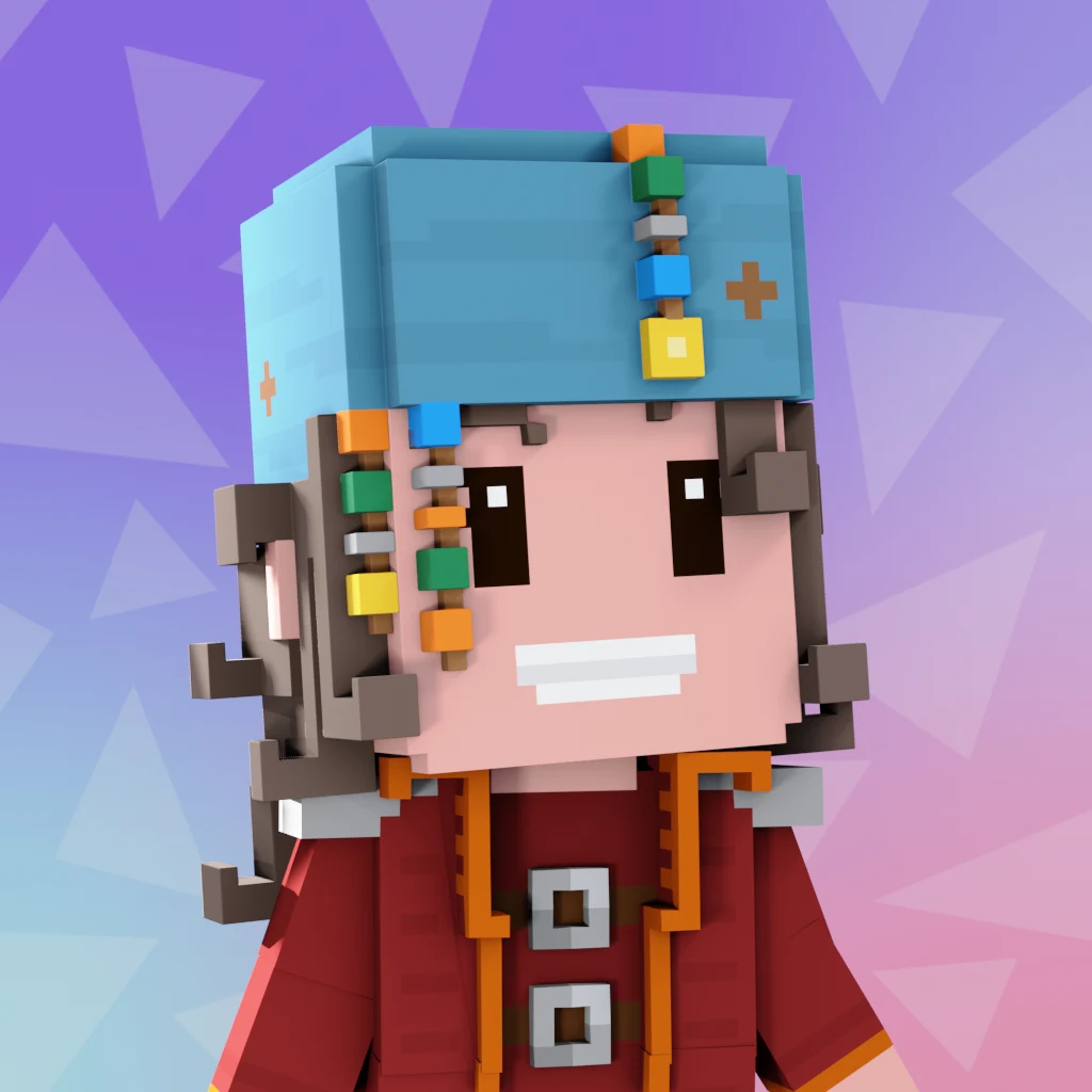 Pirate #3289 voxel render