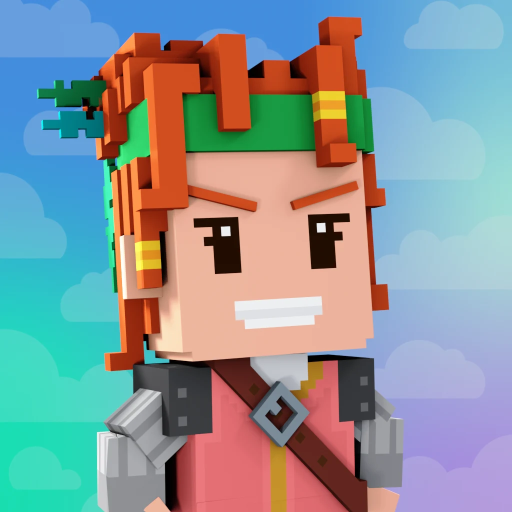 Pirate #329 voxel render