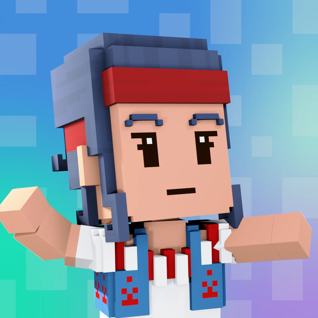 Pirate #3291 voxel render