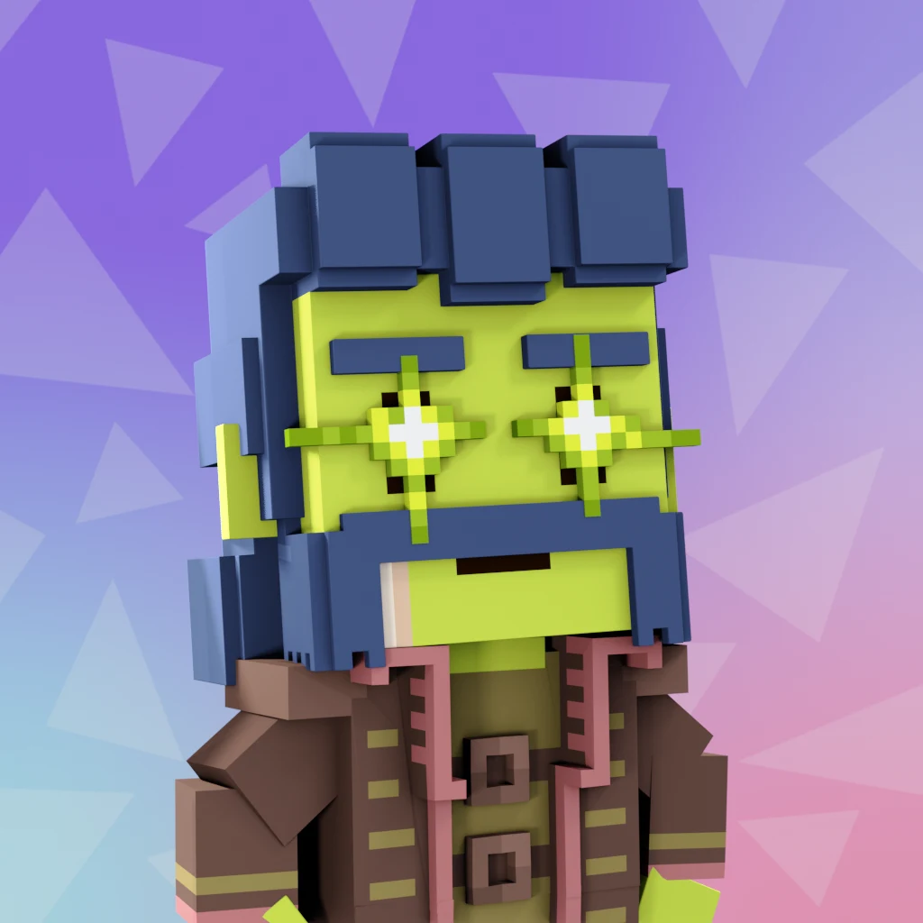 Pirate #3294 voxel render