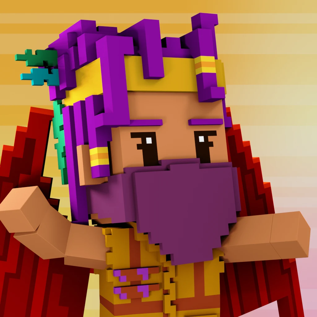 Pirate #3297 voxel render