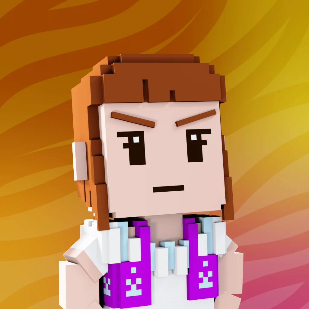 Pirate #3309 voxel render
