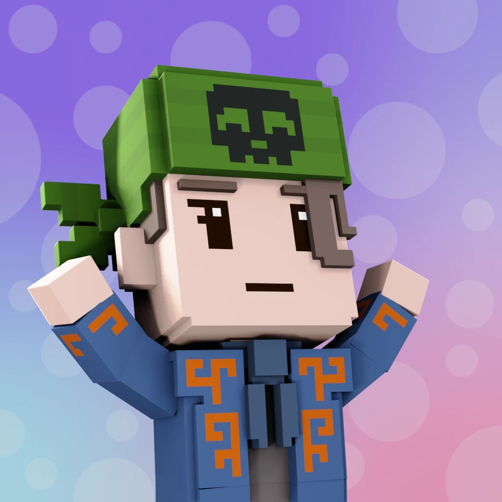 Pirate #331 voxel render