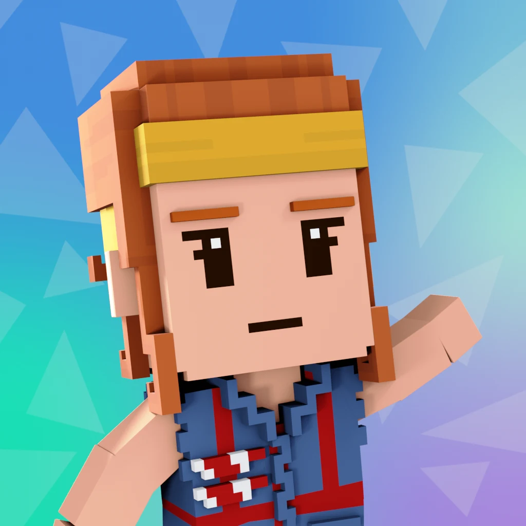 Pirate #3310 voxel render