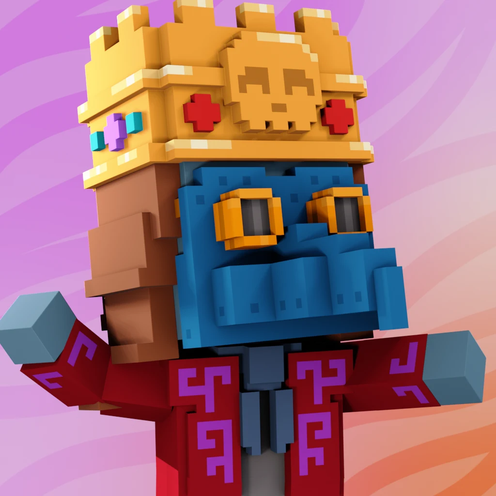 Pirate #3315 voxel render