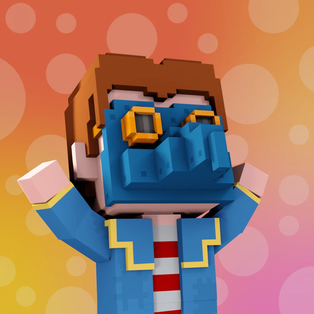 Pirate #3323 voxel render