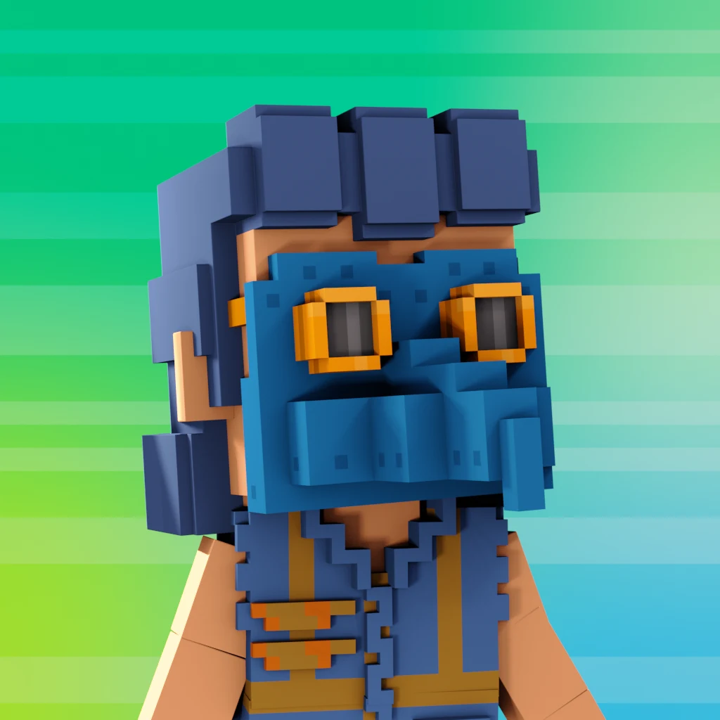 Pirate #3328 voxel render