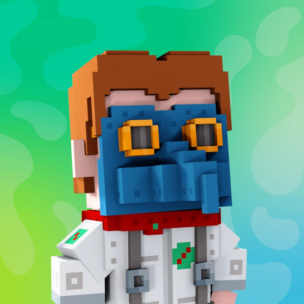 Pirate #3330 voxel render