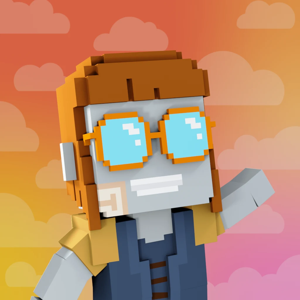 Pirate #3334 voxel render