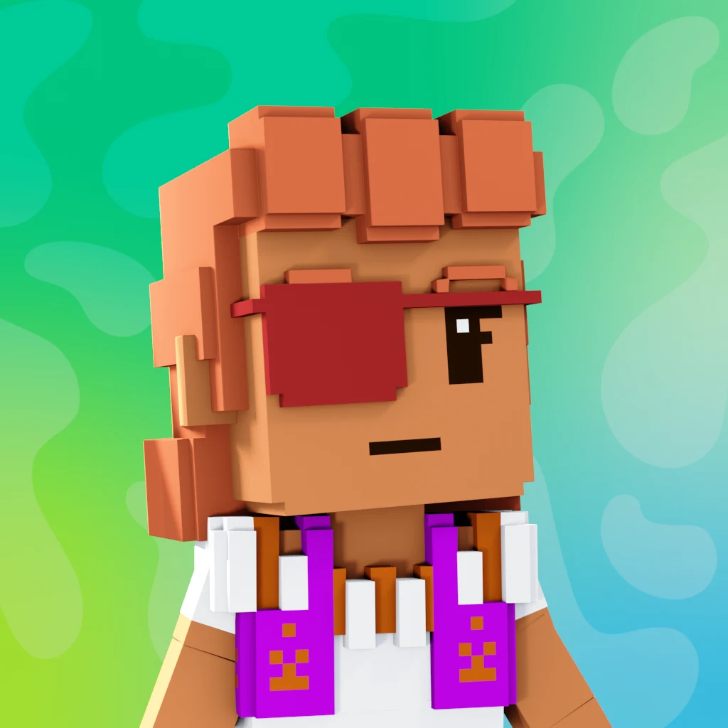 Pirate #3336 voxel render