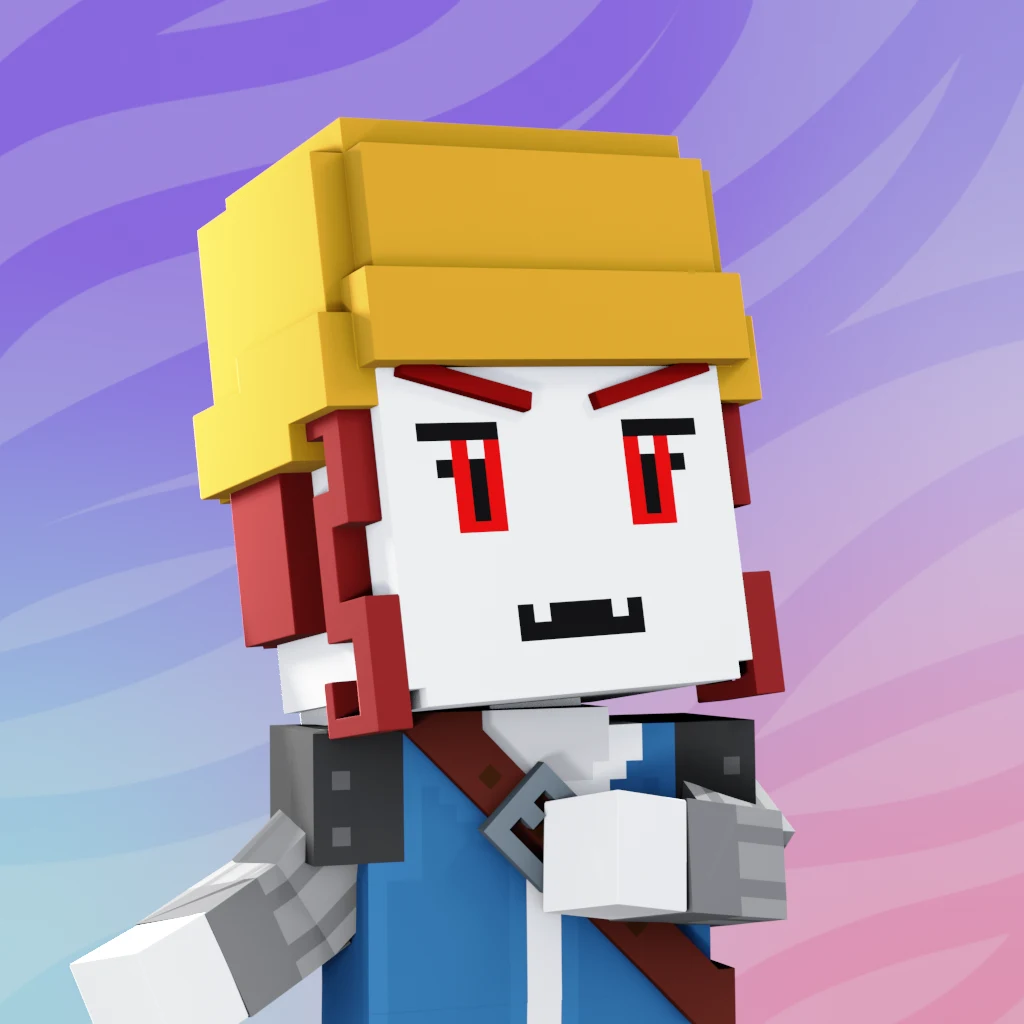 Pirate #3339 voxel render