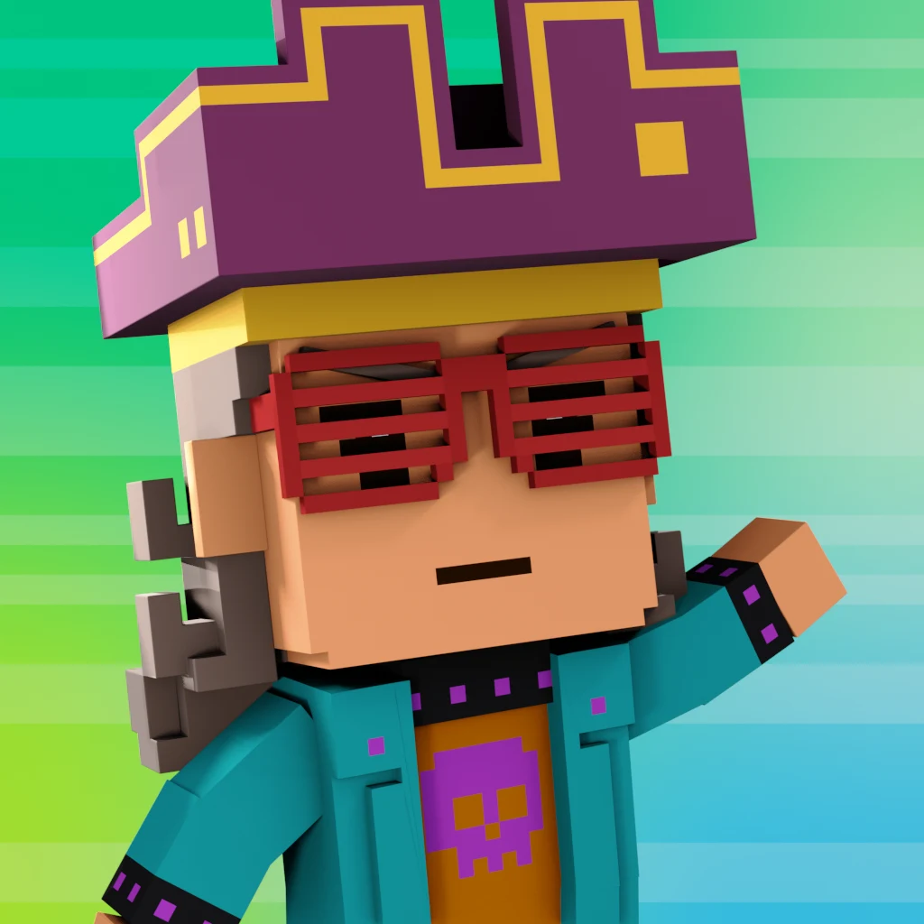 Pirate #334 voxel render
