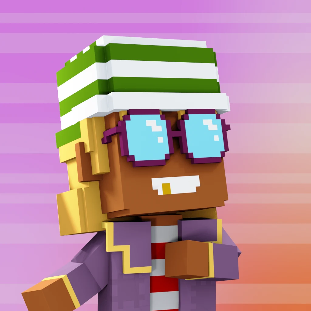 Pirate #3345 voxel render