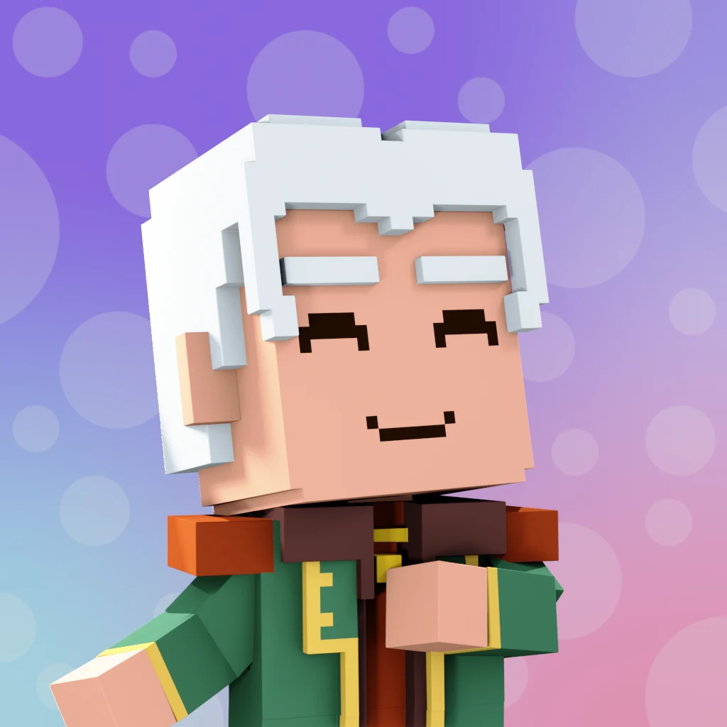 Pirate #3350 voxel render