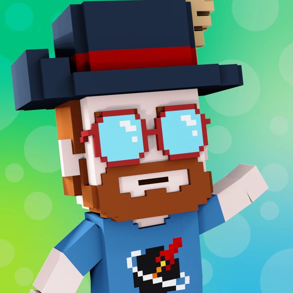 Pirate #3359 voxel render