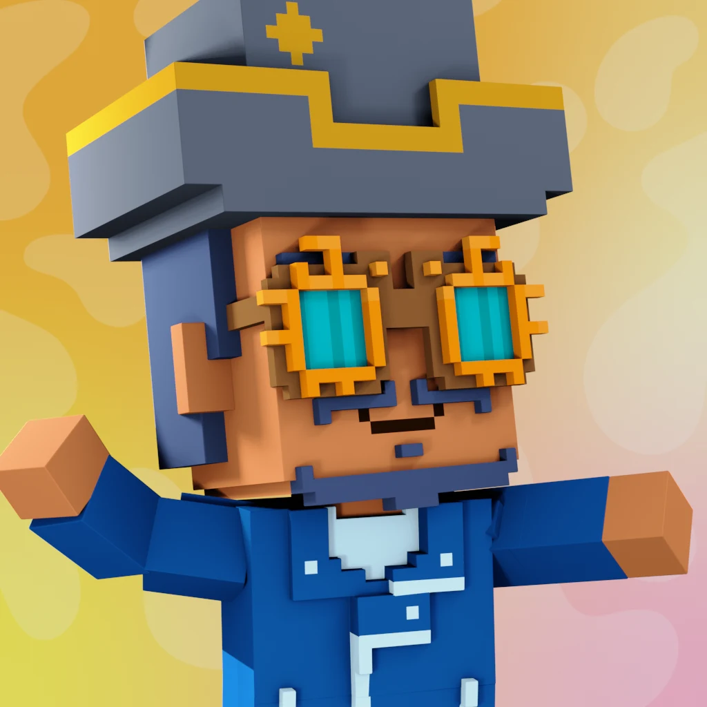 Pirate #336 voxel render