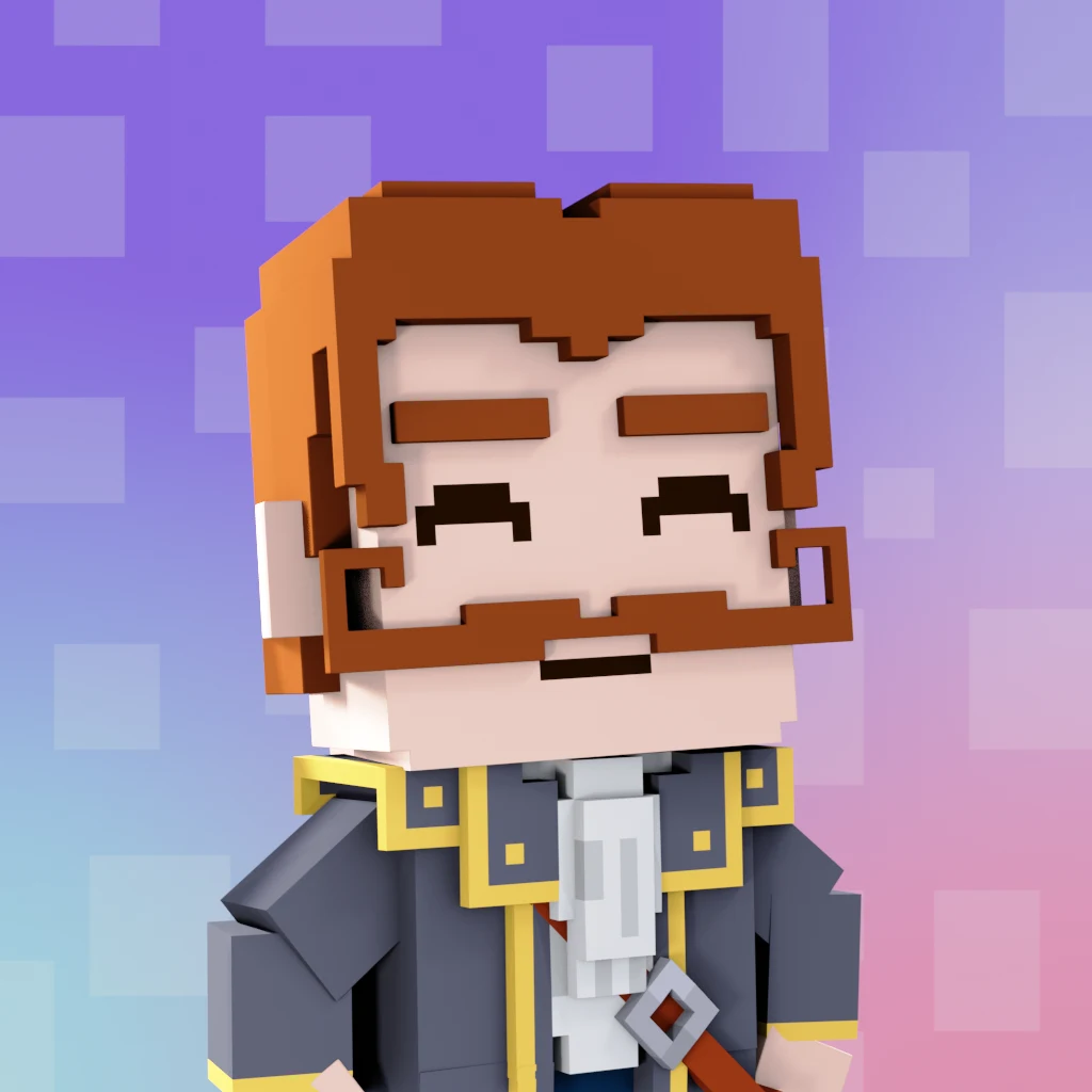 Pirate #3360 voxel render