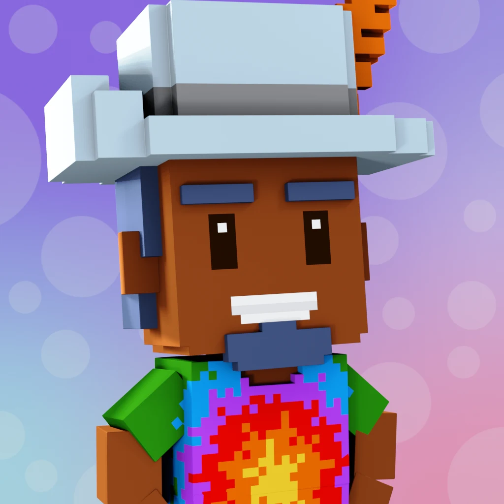 Pirate #3363 voxel render