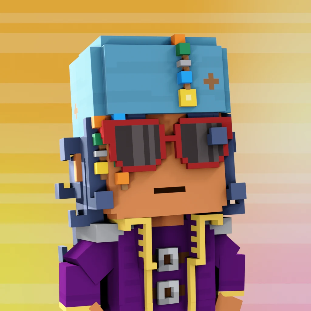 Pirate #3366 voxel render