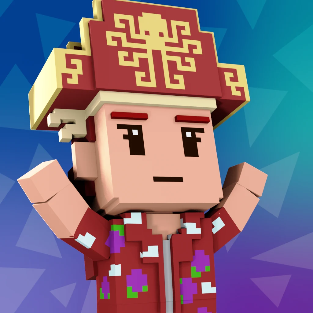 Pirate #337 voxel render