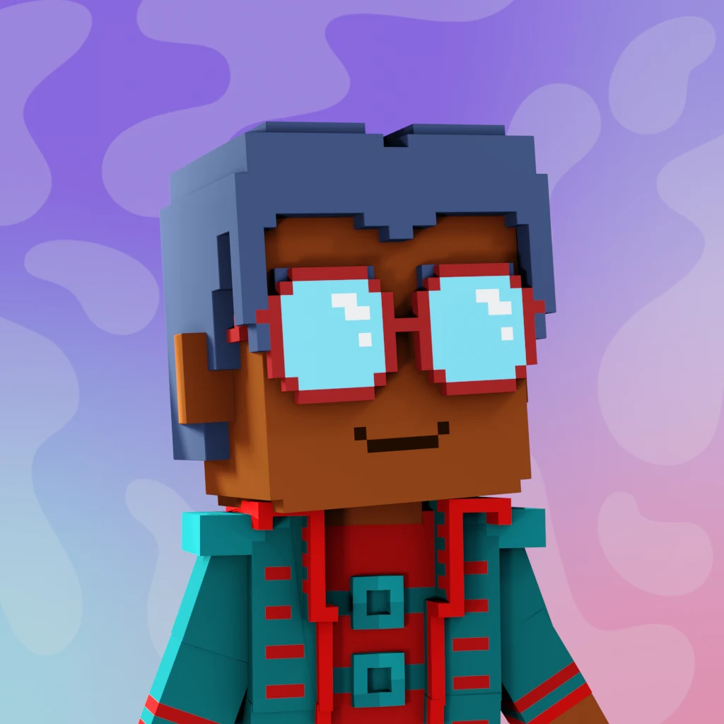 Pirate #3379 voxel render