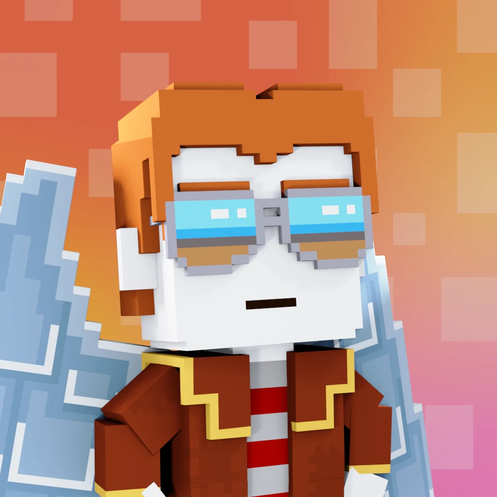 Pirate #3381 voxel render